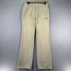 Vintage‎ PCH Styln Pants Mens 32x35-36 Beige Straight Leg Comfort Drawstring 90s